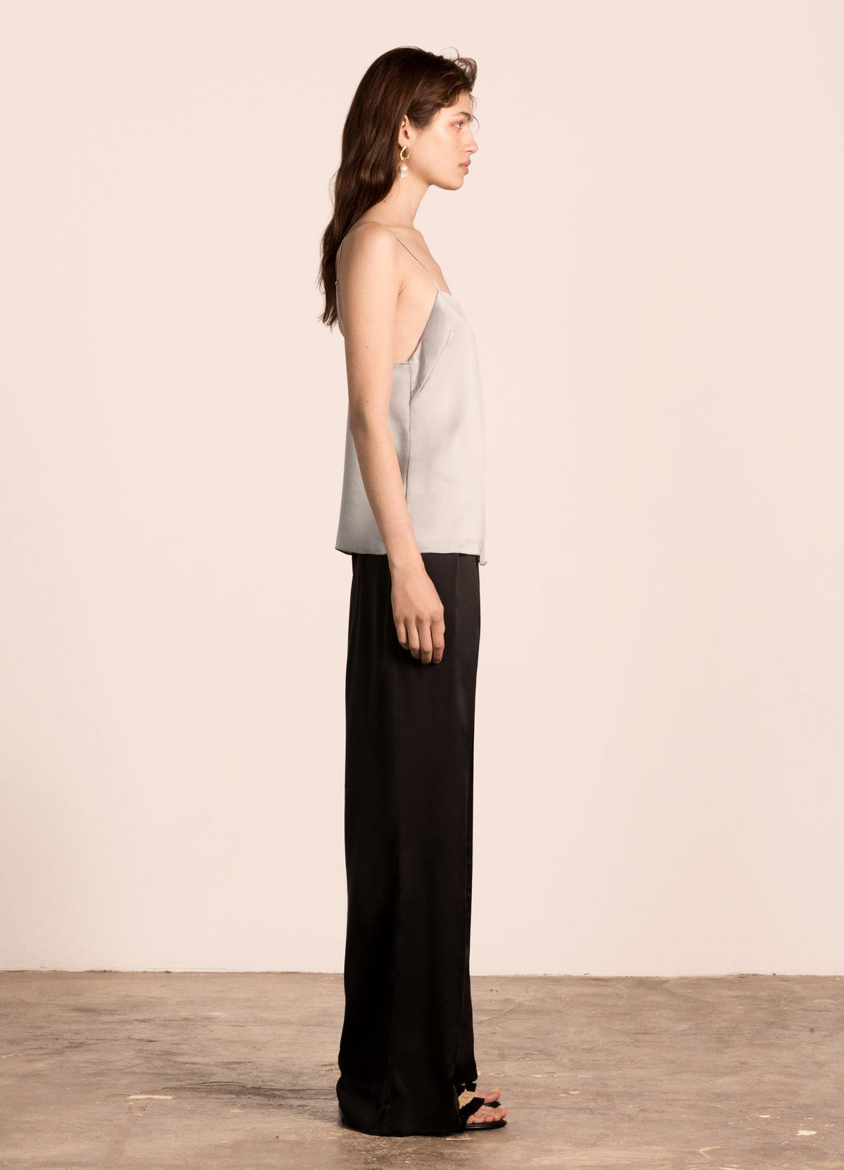 Milla Pleated Pants Black
