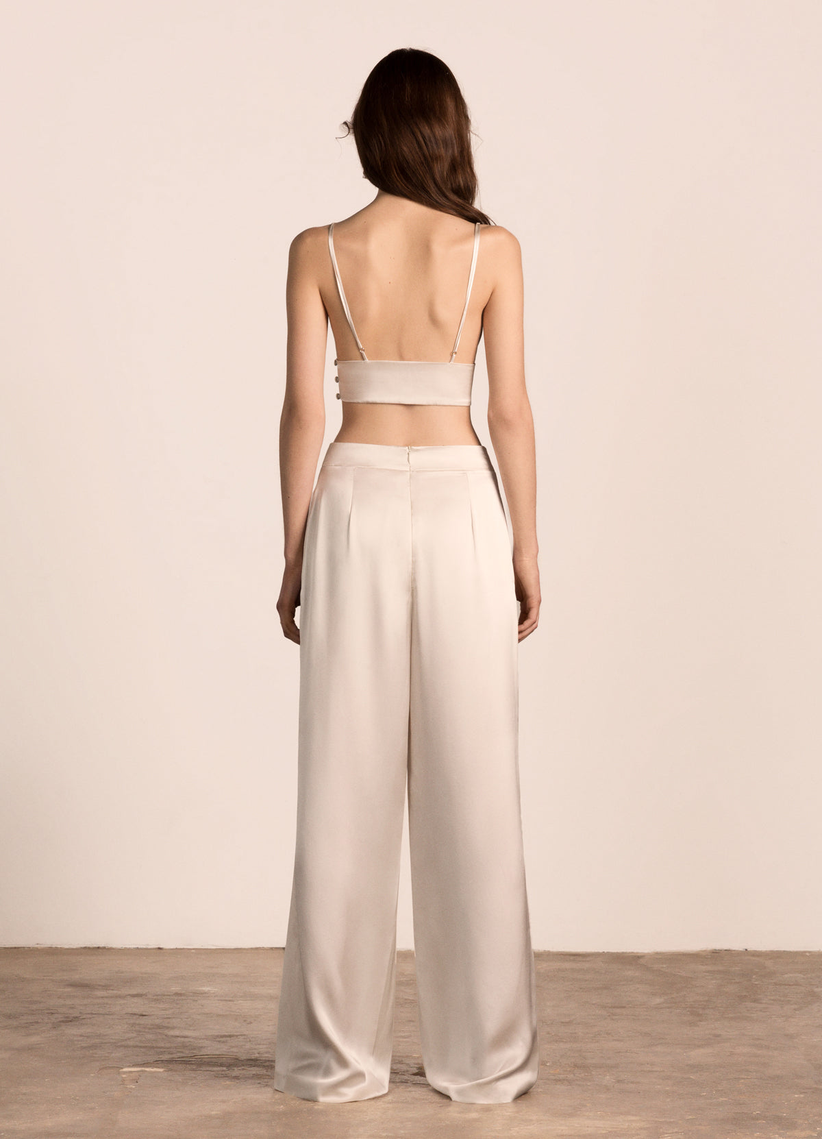 Kristen Crop Top Ivory