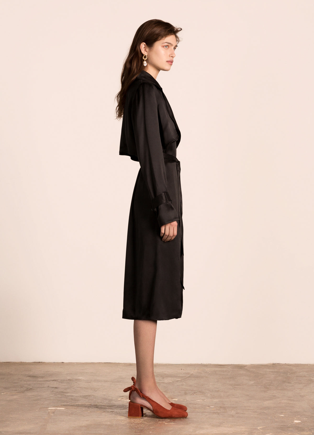 Carla Trench Black